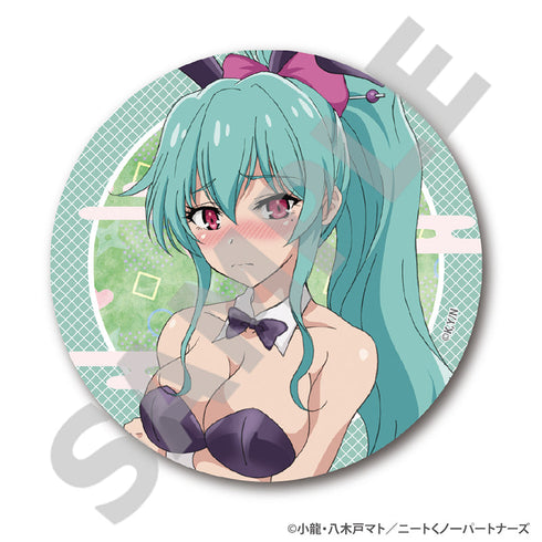 『ニートくノーとなぜか同棲はじめました』BIG缶バッジ(彩夢 描きおろしバニーver)